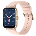 Lemfo Y20 Waterbestendig Smartwatch met Hartslag - Rose Gold