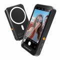 Lemorele R600 magnetisch selfiemonitorscherm - compatibel met MagSafe - zwart