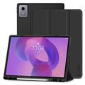 Lenovo Idea Tab Plus Tech-Protect SmartCase Pen Tri-Fold Folio Hoesje - Zwart