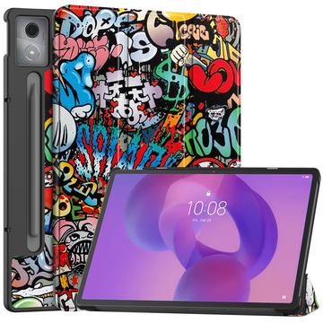 Lenovo Idea Tab Pro Tri-Fold Series Slimme Folio-hoes - Graffiti