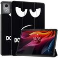 Lenovo Tab K11 Plus Tri-Fold Series Smart Folio Case - Raak Me Niet Aan