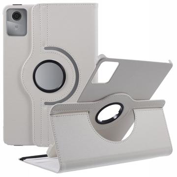 Lenovo Tab M11 360 Roterend Folio Hoesje - Wit