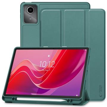 Lenovo Tab M11 Tech-Protect SmartCase Pen Tri-Fold Folio Hoesje - Groen