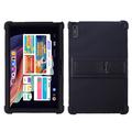 Lenovo Tab P11 Gen 2 Silicone hoesje met kickstand - Zwart