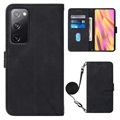Line Series Samsung Galaxy S20 FE Portemonnee Hoesje