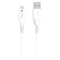 Lippa USB-A / Lightning-kabel 12W - 1m - Wit