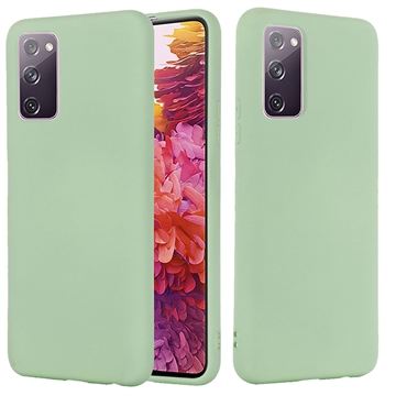 Samsung Galaxy S20 FE 5G Liquid Silicone Hoesje - Groen