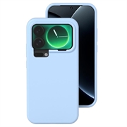 Xiaomi 17 Liquid Silicone Hoesje - Mistblauw