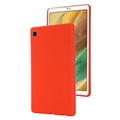 Samsung Galaxy Tab A7 Lite Liquid Silicone Hoesje - Rood