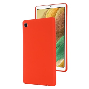 Samsung Galaxy Tab A7 Lite Liquid Silicone Hoesje - Rood