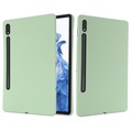 Samsung Galaxy Tab S8/S7 Liquid Silicone Hoesje - Groen