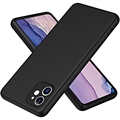 iPhone 11 Liquid Silicone Hoesje - Zwart