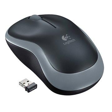 Logitech M185 Draadloze Muis - Grijs