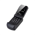 Long-CZ J9 Mini Flip Telefoon - GSM, Bluetooth - Zwart