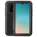 Love Mei Krachtige Huawei P30 Pro Hybrid Case - Zwart