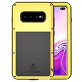 Love Mei Powerful Samsung Galaxy S10+ Hybrid Case - Geel