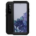 Love Mei Powerful Samsung Galaxy S20 FE Hybrid Case - Zwart