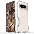 Google Pixel 8 Pro Luphie Metaal Bumper - Zilver
