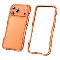 iPhone 17 Pro Max Luphie Safe Lock Metalen Bumper - Oranje