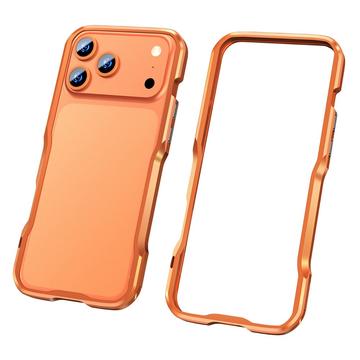 iPhone 17 Pro Luphie Safe Lock Metalen bumper - Oranje