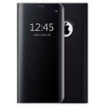 Luxury Series Mirror View iPhone 7 Plus / 8 Plus Flip Cover - Zwart