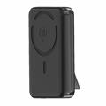 M02A 10000mAh Qi2 Magnetische Draadloze Powerbank met Ingebouwde Standaard - 35W - Wit
