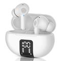 M10 Oortelefoons voor vertaling van meerdere talen Draadloze Bluetooth Smart Voice Translator Headset - Wit