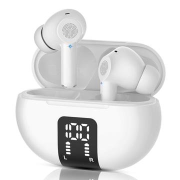 M10 Oortelefoons voor vertaling van meerdere talen Draadloze Bluetooth Smart Voice Translator Headset - Wit