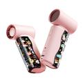 M126 Mini draagbare zakventilator met stickerdisplay - 18000 tpm - roze
