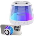 M2 Mini Magnetische Bluetooth Luidspreker met RGB Licht - Wit