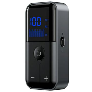 M20 Draadloze Bluetooth 5.4 ontvanger/zender met 3.5mm AUX, TF-kaartpoorten - Zwart