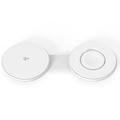 M40 2-in-1 magnetische draadloze oplader voor iPhone, Apple Watch, AirPods - 25W/5W - Wit