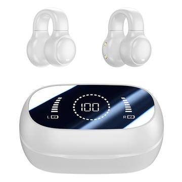 M47 Earclip Botgeleiding Draadloze Hoofdtelefoon met Mic Bluetooth 5.3 Gaming Headset Ruisonderdrukking Sport Hoofdtelefoon