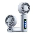 M814 Opvouwbare TEC-koelventilator met dynamisch display - 3000mAh - Wit