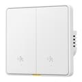 MG-KG126 Zigbee Radar Slimme Schakelaar / Menselijke Sensor Wandschakelaar - 2 Gang, 1 Weg