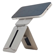 MagSafe-compatibele standaard / selfiestick met kaarthouder voor iPhone - grijs