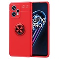 OnePlus Nord CE 2 Lite 5G Magneet Ringgrip Hoesje - Rood
