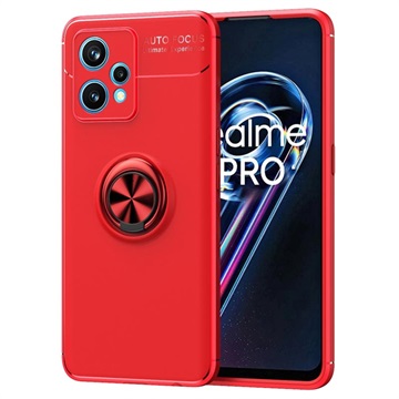 OnePlus Nord CE 2 Lite 5G Magneet Ringgrip Hoesje - Rood