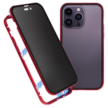 iPhone 15 Pro Max Magnetisch Cover met Privacygehard Glas