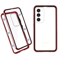 Samsung Galaxy S23 5G Magnetisch Cover met Gehard Glas