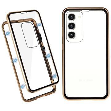 Samsung Galaxy S23+ 5G Magnetisch Hoesje met Gehard Glas