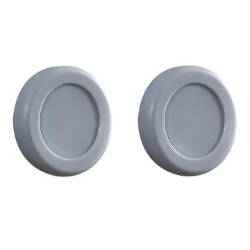 Magnetische Houder voor Afstandsbediening of Stopcontact - 2 stuks. - Grijs