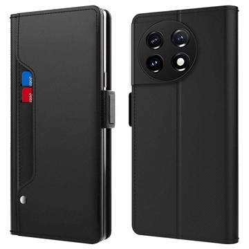 Make-up Spiegel OnePlus 11 Flip Hoesje - Zwart