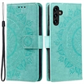 Samsung Galaxy A54 5G Mandala Series Portemonnee-hoesje - Groen