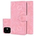 Mandala Series iPhone 11 Portemonnee Hoesje - Roze