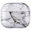 Marble Pattern AirPods 3 Cover - Wit