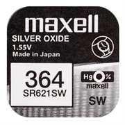 Maxell 364/SR621SW zilveroxide-horlogebatterij 1.55V