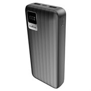 Maxlife MXPB-07 Dual USB-powerbank 20000mAh - Zwart