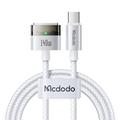 Mcdodo CA-207 140W USB-C naar MagSafe 3 oplaadkabel - 2m - Wit