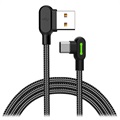 Mcdodo Night Elves 90-degree USB-C Kabel - 1.8m (Geopende verpakking - Uitstekend) - Titanium Zwart